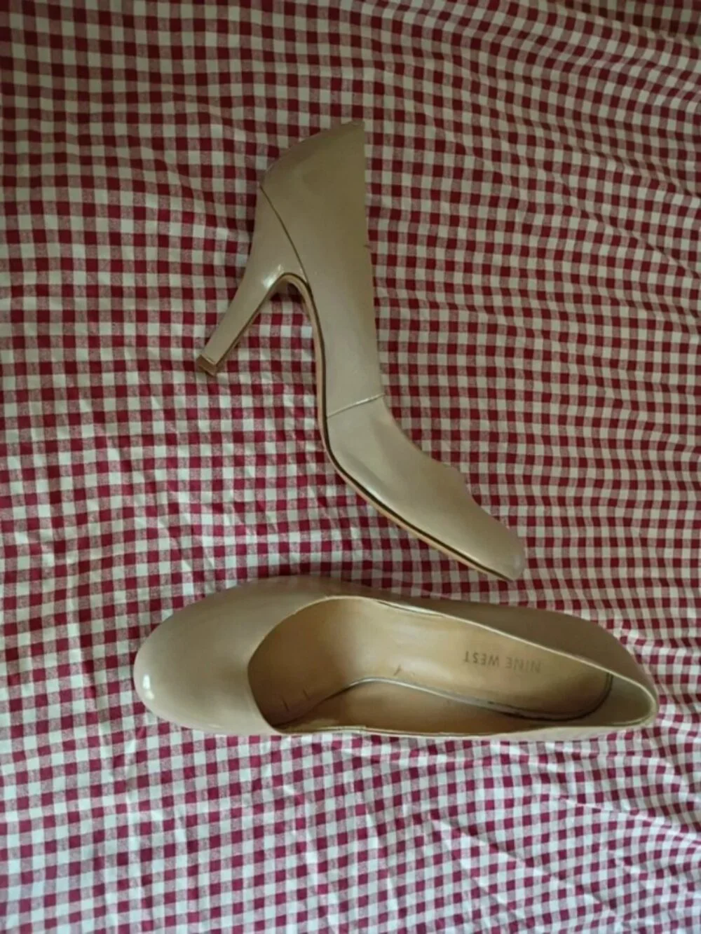Nine West nude heels